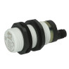 C30P/BP-1E  Sensore capacitivo M30  Corpo in plastica  Sn 4  16mm  Schermato 10 40Vdc  PNP  NO NC conn  M12  IP67