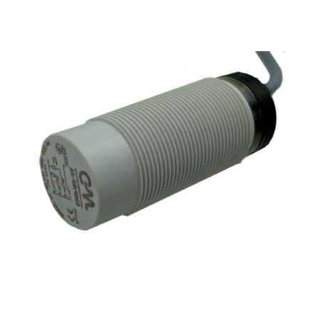 C30P/BP-2A   Sensore capacitivo M30  Corpo in plastica  Sn 4  25mm Non Schermato 10 40Vdc  PNP  NO NC Cavo 2m  IP67