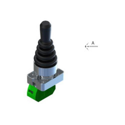 ECX1515  Joystick 1 posizione  A con ritorno serie metallo H 79 mm