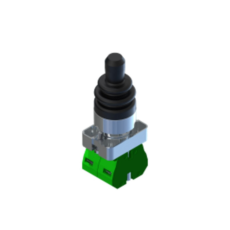 ECX1541  Joystick 2 posiz A mantenuta B con ritorno serie metallo H 55 mm
