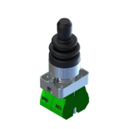 ECX1541  Joystick 2 posiz A mantenuta B con ritorno serie metallo H 55 mm