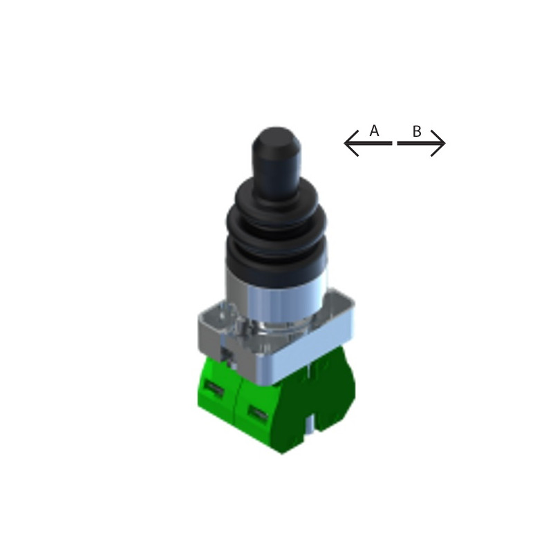 ECX1542  Joystick 2 posiz  A B mantenute serie metallo H 55 mm