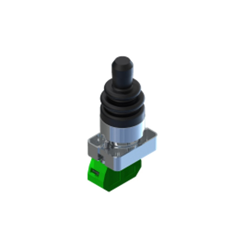 ECX1545   Joystick 1 posiz  A con ritorno serie metallo H 55 mm