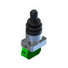 ECX1545   Joystick 1 posiz  A con ritorno serie metallo H 55 mm