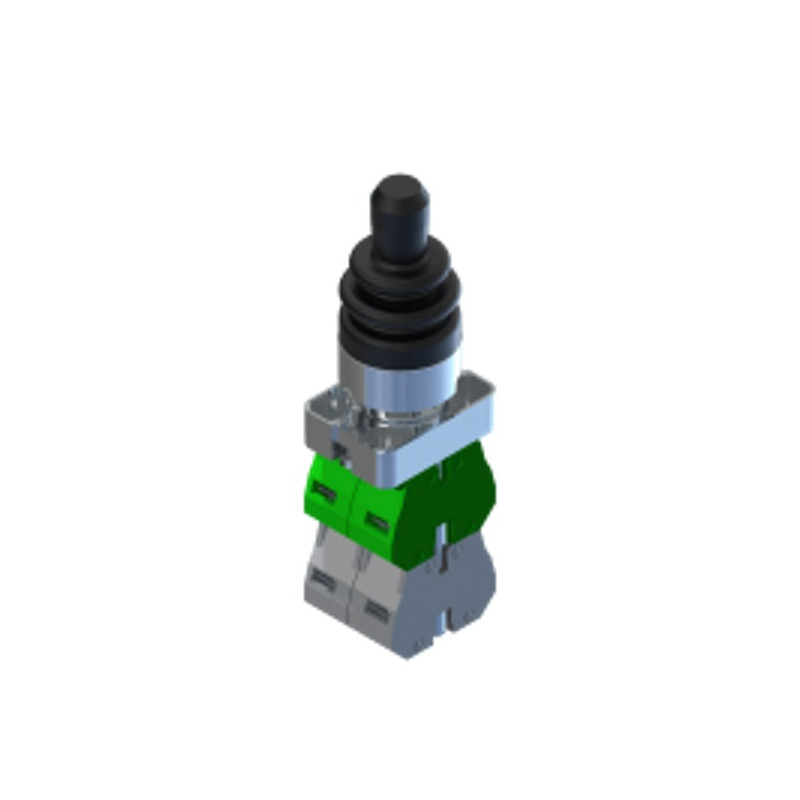ECX1554  Joystick 4 posiz  A B C D mantenute  serie metallo H 55 mm