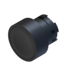 ECX3100  Pulsante plastico D 22 filo ghiera nero