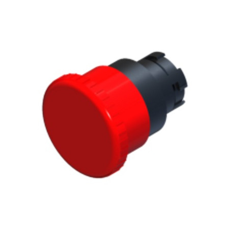 ECX3135  Puls plast  fungo emerg D 40 rosso senza aggancio
