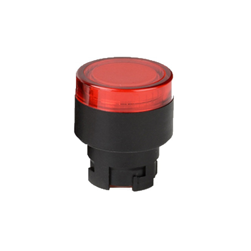ECX3201  Pulsante plastico D 22  luminoso filoghiera rosso