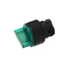 ECX3242  Selettore luminoso  2 posizioni  ritorno  da dx verde plastica serie ecx 3000