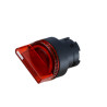 ECX3261  Selettore luminoso 3 posizioni  fisse rosso plastica serie ecx 3000