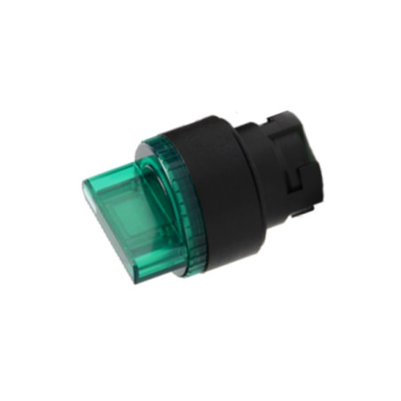 ECX3262  Selettore luminoso 3 posizioni fisse verde  plastica serie ecx 3000