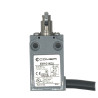 EM1G14ZU   Finecorsa Pistoncino con rotella metalica   d12  NO +  NC    uscita cavo 90°  1mtl  IP67