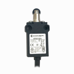 EP2G13ZU  Finecorsa   Pistoncino con rotella in nylon  NO +  NC  uscita cavo  1mtl  IP67