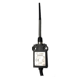 EP2G92ZU  Finecorsa Attuatore nylon su molla inox multidirezionale  NO +  NC  uscita cavo  1mtl  IP67