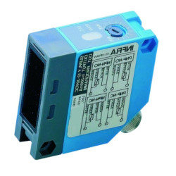 FQ03  Sensore blocco ricevitore alim 12 30 Vdc  NPN PNP NO NC corpo 50X50 mm uscita cavo 2mtl  IP65