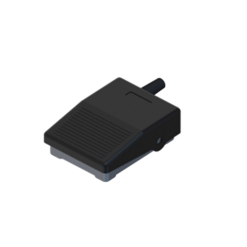MP6113  Mini Pedale ABS base grigia coperchio nero