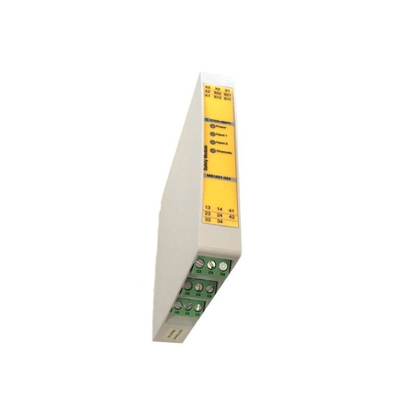 MS1A31-024   Modulo di sicurezza Start manuale automatico 3NA 1NC 24 Vac dc