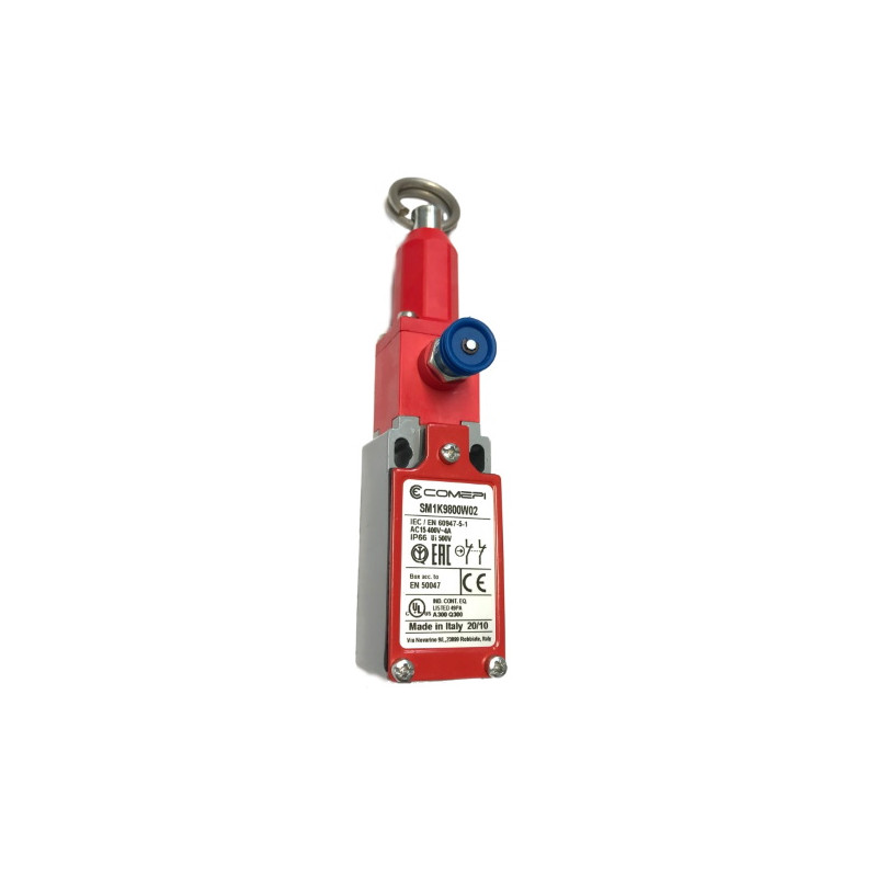 SM1K9800W02  Interruttore di finecorsa a fune con reset per arresto di emergenza  2NC  PG13,5  IP66