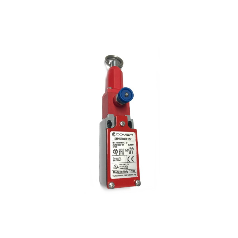 SM1K9800X12P  Interruttore di finecorsa di sicurezza a fune  contatti non sovrapposti ad azione lenta  1NA   2NC  Doppio isolame