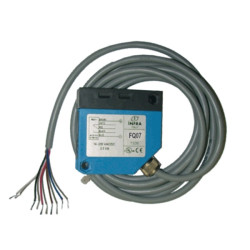 FQ07 | Sensore a barriera foto-elettrico blocco ricevitore di raggi infrarossi Sn. 20m( con emettitore FQ08); alim.14-230 Vac/dc