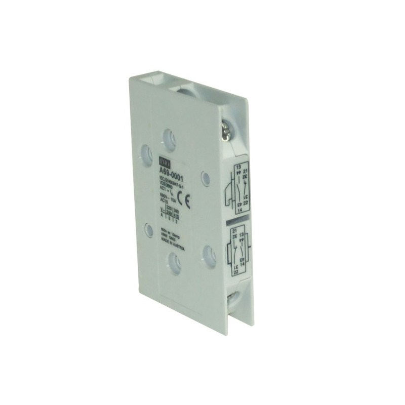 A69-0002   Contatto ausiliario 2 NO per Sezionatori serie 69 da 20 a 125A