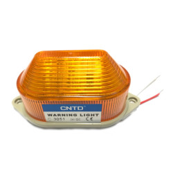 C-3051   Lampeggiatore C 3051 colore giallo  24 Vdc