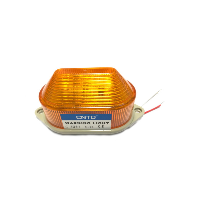 C-3051   Lampeggiatore C 3051 colore giallo  24 Vdc