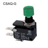 CSAQ-D-GREEN  Micro interruttore  pulsante verde con dadi di fissaggio  NO  NC  10A 250V