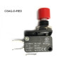 CSAQ-D-RED  Micro interruttori   pulsante  rosso con dadi di fissaggio  NO  NC  10A 250V