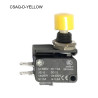 CSAQ-D-YELLOW   Micro interruttore  pulsante  giallo con dadi di fissaggio  NO NC  10A 250V