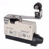 CZ-7124  Micro Finecorsa in plastica leva  inox con rotella in plastica NO  NC  10A 250V  IP40 passacavo in gomma