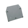 EP16GREY/10   Piastra terminale per morsetto  ER16  GrigioConfezione da 10pcs