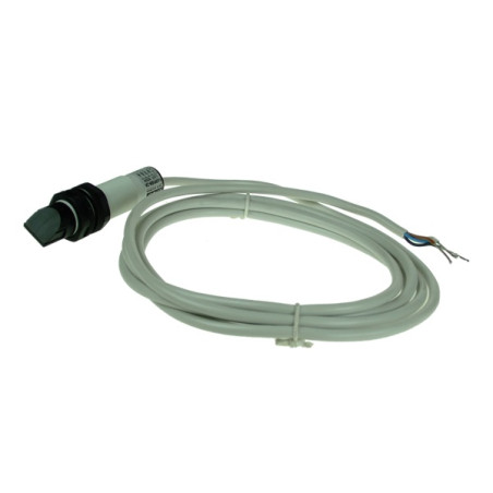 FAIC/BN-2A   Sensore  M18 Retro reflex  alim 10  30Vdc   NO  NC NPN  Sn 4m Corpo PBT  ottica da 90° cavo 2m