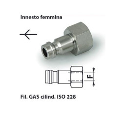 IRF 8M   Innesto rapido mignon  F   G 1/8