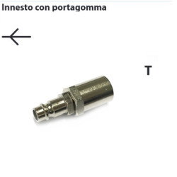 IRG.8-17  Innesto rapido porta gomma T 08 17