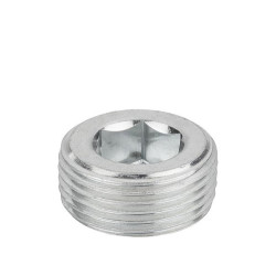 L62.1/4   Tappo maschio  conico G  1/4