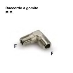 L87-1/8    Raccordo a  gomito  M M  1/8