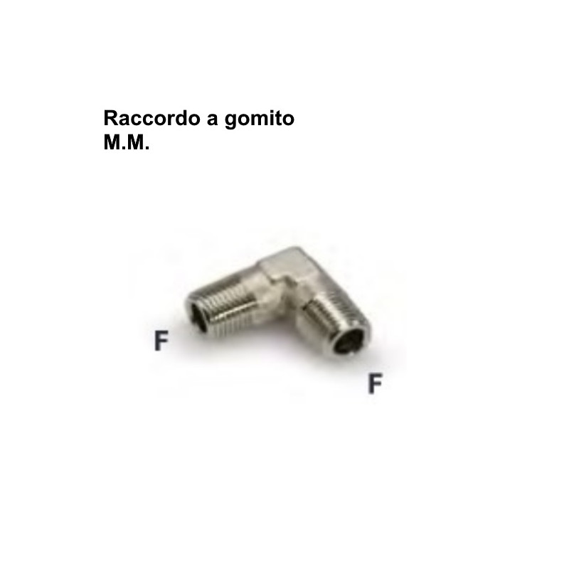 L87-1/8    Raccordo a  gomito  M M  1/8
