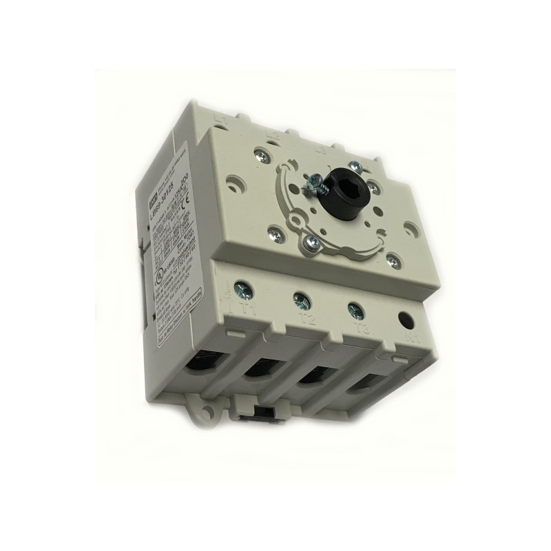 LB69-30125   Sezionatore per montaggio su base  3 poli  neutro  125A per uso con E69  Alberi e H69    Maniglie