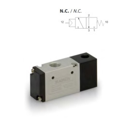 PFM32M8C   Valvola a comando pneumatico Tg 18  G 1/8  3/2 Vie  NC Comando  monostabile