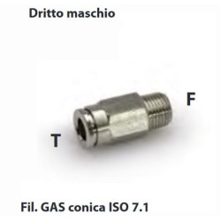 R01.1/8.08   Raccordo rapido diritto G 1/8 T 08