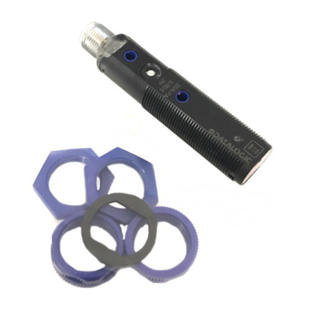 S5N-PA-5-B01-PP Sensore fot  pol retro reflex con utilizzo catarifrangente  corpo M18  Sn 700 mm Alim 10  30 Vdc  PNP  NO NC usc