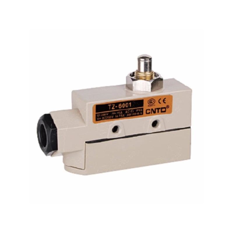 TZ-6001  Finecorsa  in metallo pistoncino in acciaio inox NO NC 15A 250V IP65 pressacavo M20 Incluso
