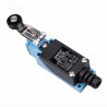 TZ-8104  Finecorsa  leva regolabile in acciaio inox con rotella in plastica NO NC  10A 250V IP65 pressacavo in gomma