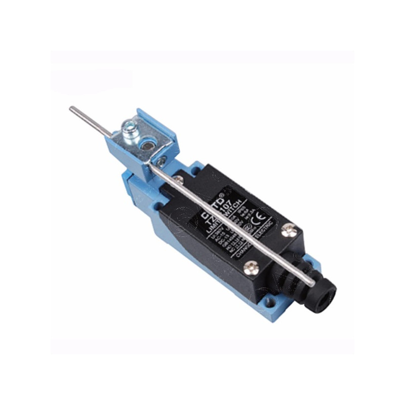 TZ-8107  Finecorsa  asta regolabile in acciaio inox  NO NC  10A 250V IP65 pressacavo in gomma