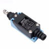 TZ-8122  Finecorsa  pistoncino con rotella parallela in acciaio inox e cuffia antipolvere NO NC  10A 250V IP65 pressacavo in gom