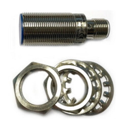 PB1808/DSCP-H-30  Sensore induttivo M18 schermato  10 36Vdc  NC  PNP  Sn   8mm  corpo in ottone nichelato corto  conn  M12