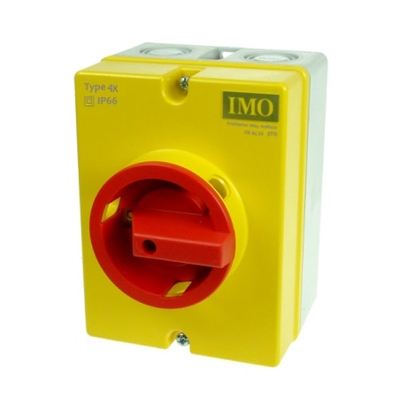 PE69-4032   Cassetta con  sezionatore Isolatore 4 poli  32A IP66