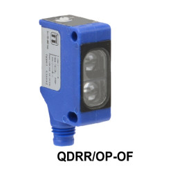 QDRR/0P-0F   Sensore fotoelettrico infrarossi   blocco ricevitore  Connettore M8  alim  10 30Vdc NO   NC PNP  Sn   20m  corpo 31