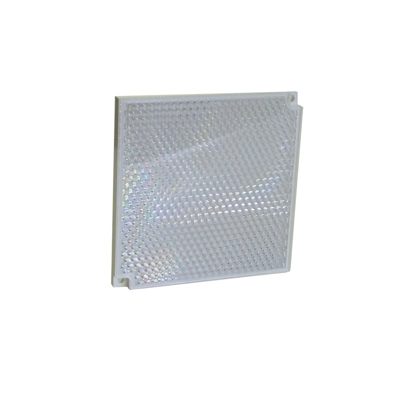 RL107   Catarifrangente dim 100mm x 105mm  2 fori da 3,5 mm